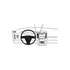 Brodit ProClip f�r Cadillac STS, ab Bj. 2005 bis 2012, Abbildung 5