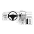 Brodit ProClip f�r BMW 3er (E90, E91, E92, E93), ab Bj. 2005 bis 2012, nur nir Modelle MIT Werksnavi und MIT Holzapplikation, Abbildung 5