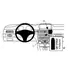 Brodit ProClip f�r BMW 3er (E90, E91, E92, E93), ab Bj. 2005 bis 2012, nur nir Modelle MIT Werksnavi und MIT Holzapplikation, Abbildung 5