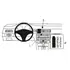Brodit ProClip f�r BMW 3er (E90, E91, E92, E93), ab Bj. 2005 bis 2012, nur nir Modelle OHNE Werksnavi und MIT Holzapplikation, Abbildung 5