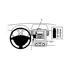 Brodit ProClip f�r Nissan X-Trail, ab Bj. 2008 bis 2013 (nicht bei Werksnavi), Abbildung 5