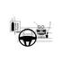 Brodit ProClip f�r Smart ForTwo II (451), ab Bj. 03/2007 bis 08/2010 (nicht f�r Modelle mit Handschuhfach), Abbildung 5