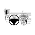 Brodit ProClip f�r Citroen Berlingo Family / Berlingo Kastenwagen, ab Bj. 2008 bis 2018 (Nur f�r Modelle mit Schaltung), Abbildung 5