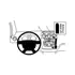 Brodit ProClip f�r Ford Transit Connect, ab Bj. 2010 bis 2013 (Nicht f�r Modelle mit USB Anschluss), Abbildung 5