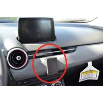 Brodit ProClip f�r Mazda CX-3, ab Bj. 2019 bis 2023 (nur f�r Modelle mit Polsterung zwischen Mittelkonsole und L�ftung)