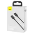 Baseus Daten- / Ladekabel, Lightning auf USB-C f�r APPLE iPhone 6 Plus, Black, 1m, Abbildung 3