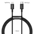 Baseus Daten- / Ladekabel, Lightning auf USB-C f�r APPLE iPhone 6 Plus, Black, 1m