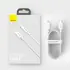 Baseus Daten- / Ladekabel, Lightning auf USB-C f�r APPLE iPhone 14, White, 1m, Abbildung 6