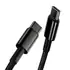 Baseus Daten- / Ladekabel USB-C f�r HUAWEI Mate X7, 1m, bis 100W, Textilummantelung, Black, Abbildung 2