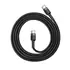 Baseus Daten- / Ladekabel USB-C f�r HUAWEI Mate X7, 1m, bis 60W, Textilummantelung, Black, Abbildung 1
