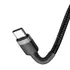 Baseus Daten- / Ladekabel USB-C f�r HUAWEI Pura 80 Ultra, 2m, bis 60W, Textilummantelung, Black, Abbildung 4