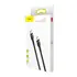 Baseus Daten- / Ladekabel USB-C f�r HUAWEI Pura 80 Ultra, 2m, bis 60W, Textilummantelung, Black, Abbildung 5