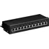Goobay CAT 6 Desktop Ethernet Patch Panel, 12 Port, STP Geschirmt, LSA