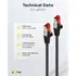Goobay Patchkabel 30m, CAT 6 S/FTP (PIMF), Black, Abbildung 5
