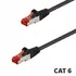 Goobay Patchkabel 5m, CAT 6 S/FTP (PIMF), Black