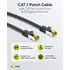 Goobay Patchkabel 0.25m, CAT 7 (Stecker Cat 6A) S/FTP (PIMF), Black, Abbildung 1