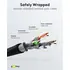 Goobay Patchkabel 0.25m, CAT 7 (Stecker Cat 6A) S/FTP (PIMF), Black, Abbildung 2