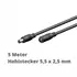Goobay DC-Verl�ngerungskabel, 5 Meter, black, Hohlstecker 5.5 x 2.5 mm