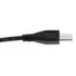 Daten- / Ladekabel Micro USB (extra lange Steckerform) f�r NOKIA 800 Tough, 1m, Black, Abbildung 1