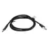 Daten- / Ladekabel USB-A (2.0) auf USB-C (extra lange Steckerform) f�r ARCHOS Diamond 2 Note, 1m, Black, Abbildung 1