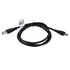 Daten- / Ladekabel USB-A (3.0) auf USB-C (extra lange Steckerform) f�r ARCHOS Diamond 2 Note, 1m, Black, Abbildung 1