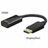 Goobay Adapter: Displayport Stecker auf HDMI Buchse, Full UHD bis 8K / 7680 x 4320, Abbildung 1