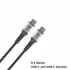 Goobay Daten- / Ladekabel USB-C auf USB-C f�r alle Ger�te mit USB-C Anschluss , 0.5m, Textilummantelung