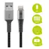 Goobay Daten- / Ladekabel Lightning auf USB f�r APPLE iPhone 6 Plus, Black, 1m, Textilummantelung