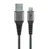 Goobay Daten- / Ladekabel Micro USB f�r NOKIA 3.1 Plus, 1m, Textilummantelung, Black, Abbildung 3