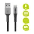 Goobay Daten- / Ladekabel Lightning auf USB f�r APPLE iPhone 12, Black, 2m, Textilummantelung