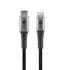 Goobay Daten- / Ladekabel Lightning auf USB-C f�r APPLE iPhone 6 Plus, Black, 2m, Textilummantelung, Abbildung 1