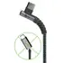 Goobay Daten- / Ladekabel USB-A auf USB-C 90� gewinkelt f�r HUAWEI Mate X7, 2m, Textilummantelung, Black, Abbildung 2