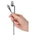 Goobay 2in1 Daten- / Ladekabel USB-C f�r HUAWEI Mate X7, 2m, Textilummantelung, Grey, Abbildung 5