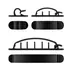 Goobay Kabelmanagement / Kabelf�hrung 6er Clip-Set