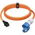 Goobay CEE Adapter, 1.5m Gummischlauchleitung, Schutzkontakt-Stecker auf CEE-Kupplung, Abbildung 1