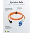 Goobay CEE Adapter, 1.5m Gummischlauchleitung, Schutzkontakt-Stecker auf CEE-Kupplung, Abbildung 4