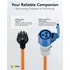Goobay CEE Adapter, 1.5m Gummischlauchleitung, Schutzkontakt-Stecker auf CEE-Kupplung, Abbildung 5