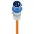 Goobay CEE Adapter, 5m Gummischlauchleitung, CEE-Stecker auf 90� CEE-Kupplung + Schutzkontakt-Kupplung, Abbildung 3