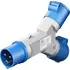 Goobay CEE Y-Adapter, CEE-Stecker auf 2x CEE-Kupplung, Abbildung 2