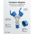 Goobay CEE Y-Adapter, CEE-Stecker auf 2x CEE-Kupplung, Abbildung 5