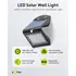 Goobay LED Solar-Wandleuchte 4W, mit Bewegungsmelder, f�r Innen + Au�en (IP65), Black, Abbildung 1