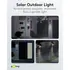 Goobay LED Solar-Wandleuchte 4W, mit Bewegungsmelder, f�r Innen + Au�en (IP65), Black, Abbildung 6