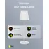 Goobay LED Tischleuchte, mit Touch-Steuerung, warmwei� (3000 K) 170 lm, stufenlos dimmbar, H�he: 37cm, white, Abbildung 1