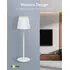 Goobay LED Tischleuchte, mit Touch-Steuerung, warmwei� (3000 K) 170 lm, stufenlos dimmbar, H�he: 37cm, white, Abbildung 2