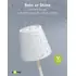 Goobay LED Tischleuchte, mit Touch-Steuerung, warmwei� (3000 K) 170 lm, stufenlos dimmbar, H�he: 37cm, white, Abbildung 4