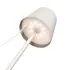 Goobay LED Tischleuchte, mit Touch-Steuerung, warmwei� (3000 K) 170 lm, stufenlos dimmbar, H�he: 37cm, white, Abbildung 6