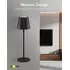Goobay LED Tischleuchte, mit Touch-Steuerung, warmwei� (3000 K) 170 lm, stufenlos dimmbar, H�he: 37cm, black, Abbildung 2