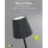 Goobay LED Tischleuchte, mit Touch-Steuerung, warmwei� (3000 K) 170 lm, stufenlos dimmbar, H�he: 37cm, black, Abbildung 4