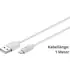 Goobay Daten- / Ladekabel, Lightning auf USB f�r APPLE iPad 4, White, 1m