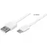 Goobay Hi-Speed Daten- / Ladekabel USB-A auf USB-C , 0.1m, White